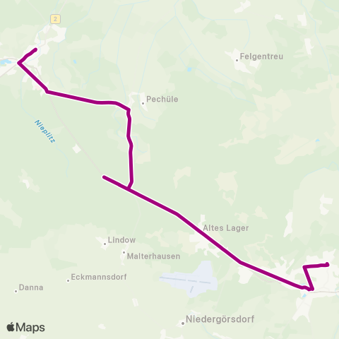 A. Reich Busbetrieb Pechüle ↔︎ Markt map