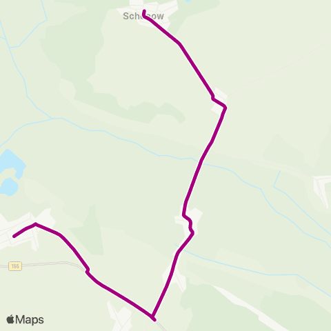 Uckermärkische Verkehrsgesellschaft Passow Schulstraße ↔︎ Schönow map