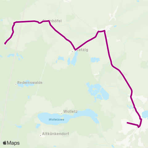 Uckermärkische Verkehrsgesellschaft Neuhaus ↔︎ Angermünde map