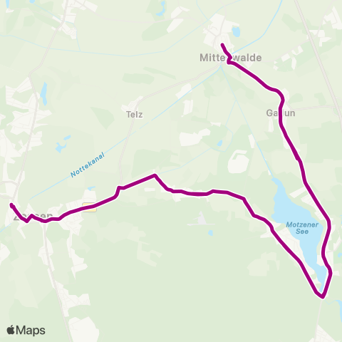 Regionale Verkehrsgesellschaft Dahme-Spreewald  map