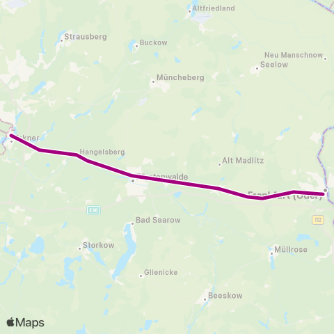 ODEG Ostdeutsche Eisenbahn  map
