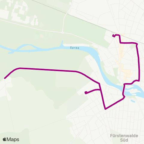 Busverkehr Oder-Spree Ziegeleiweg ↔︎ Bahnhof map