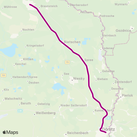 ODEG Ostdeutsche Eisenbahn  map