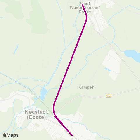 Hanseatische Eisenbahn  map