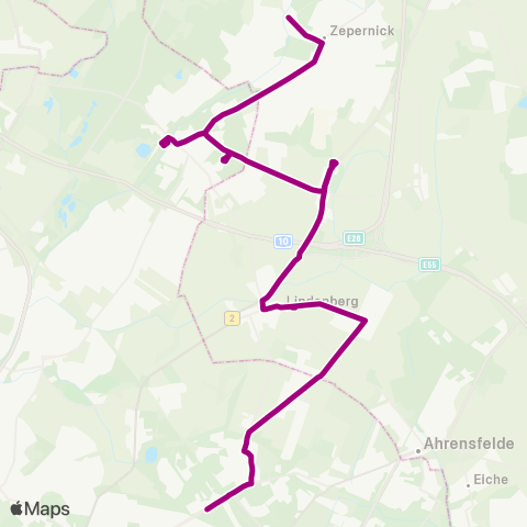 BVG Klinikum Buch (Berlin) ↔︎ 🅢 Zepernick map