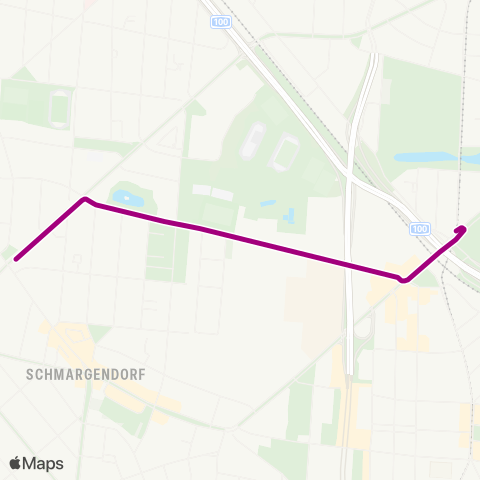 BVG 🅢+🅤 Heidelberger Platz (Berlin) [Barstr.] ↔︎ Elsterplatz (Berlin) map