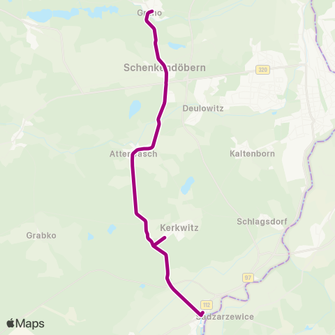 Cottbusverkehr Schule ↔︎ Berliner Str. map
