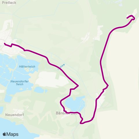 Cottbusverkehr Markt ↔︎ Dorf map