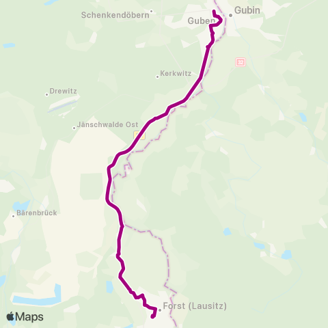 Cottbusverkehr  map