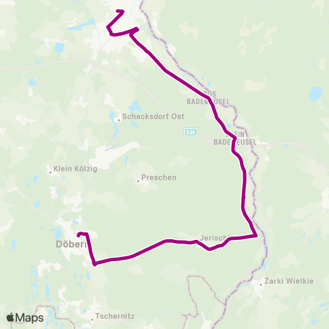 Cottbusverkehr Deutsches Haus ↔︎ Busbahnhof map