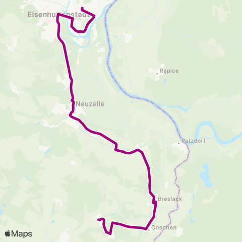 Busverkehr Oder-Spree Bomsdorfer Str. ↔︎ Eisenhüttenstadt map