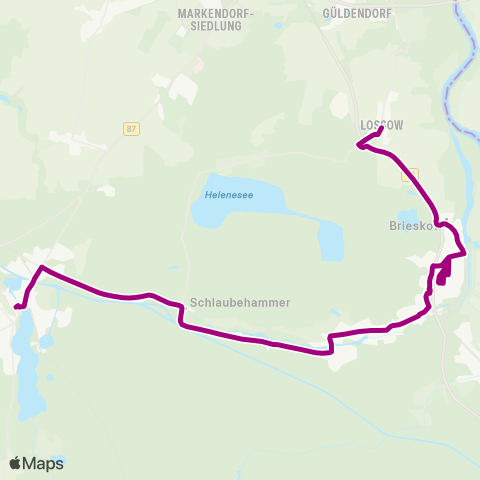 Busverkehr Oder-Spree Amtsverwaltung ↔︎ Markt map
