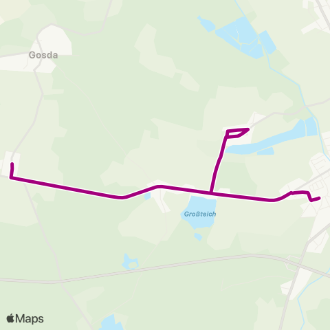 Cottbusverkehr Noßdorf Turnhalle ↔︎ Dorf map