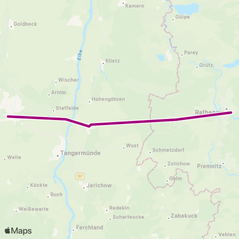 Hanseatische Eisenbahn  map