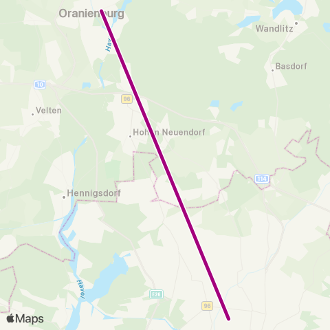 ODEG Ostdeutsche Eisenbahn 🅢+🅤 Gesundbrunnen Bhf (Berlin) ↔︎ 🅢 Oranienburg Bhf map