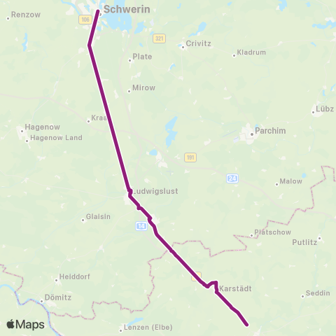 Betreiber: ecoVista Süd ↔︎ Quitzow B5 map