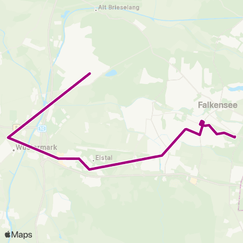 go.on Gesellschaft für Bus- und Schienenverkehr Seegefeld Falkensee ↔︎ Bahnhof map