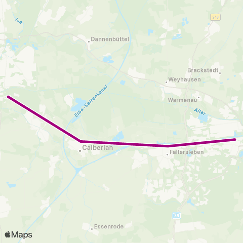go.on Gesellschaft für Bus- und Schienenverkehr Fallersleben Wolfsburg ↔︎ Wolfsburg map
