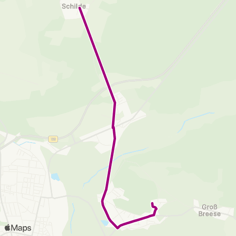VG Prignitz Schule ↔︎ Schilde map
