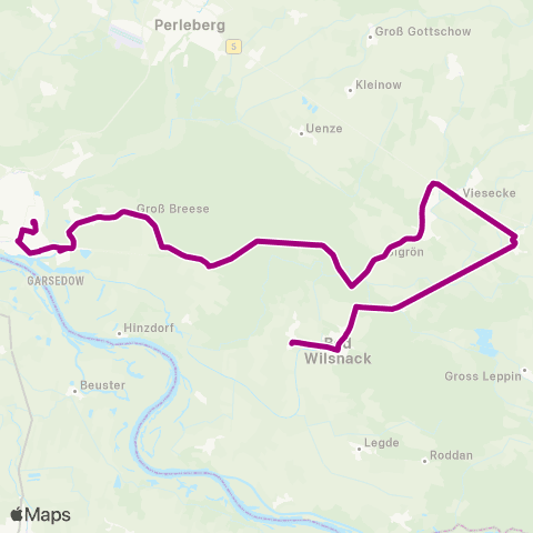 VG Prignitz Wittenberge ↔︎ Wittenberge map