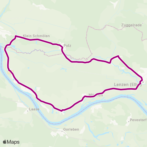 VG Prignitz Lenzen ↔︎ Lenzen map