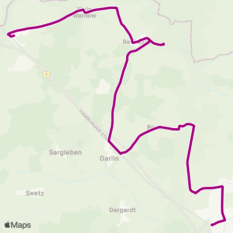 VG Prignitz Schule ↔︎ Karstädt (Pr) map