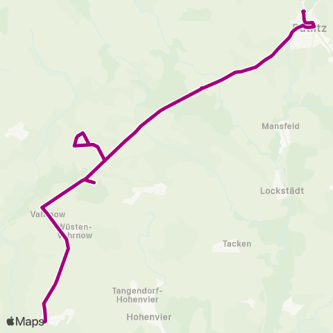 VG Prignitz Putlitz ↔︎ Karlshof (Bei Putlitz) map