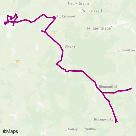 VG Prignitz Kemnitz (Pr) ↔︎ Pritzwalk map