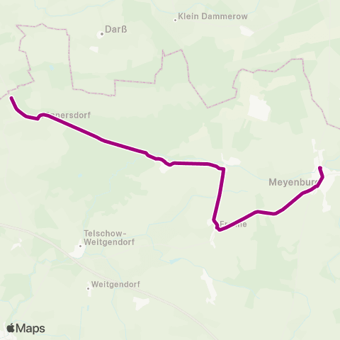 VG Prignitz Neu Redlin ↔︎ Meyenburg map