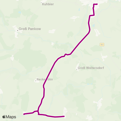 VG Prignitz Lindenberg (Pr) ↔︎ Pritzwalk map