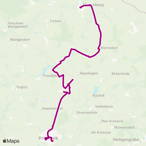 VG Prignitz  map