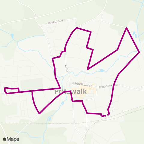 VG Prignitz Stadtverkehr ↔︎ Stadtverkehr map