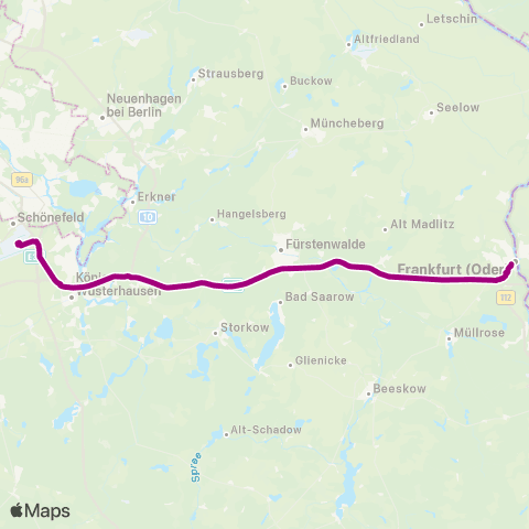 ODEG Ostdeutsche Eisenbahn  map
