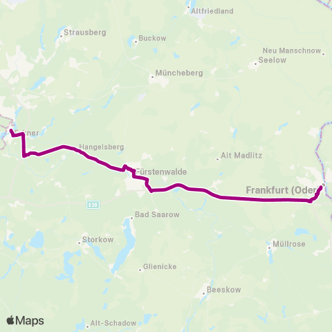 ODEG Ostdeutsche Eisenbahn  map