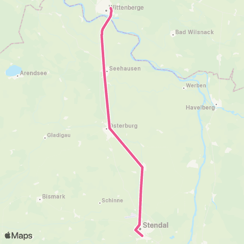 DB Regio  map