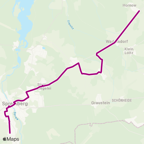 Spree-Neiße-Cottbusverkehr Abzweig Bohsdorf ↔︎ Busbahnhof map