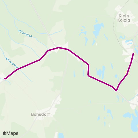 Spree-Neiße-Cottbusverkehr Abzweig Bohsdorf ↔︎ Bahnhofstr. map