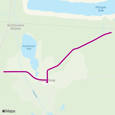 Spree-Neiße-Cottbusverkehr Klinge ↔︎ Alte Försterei map