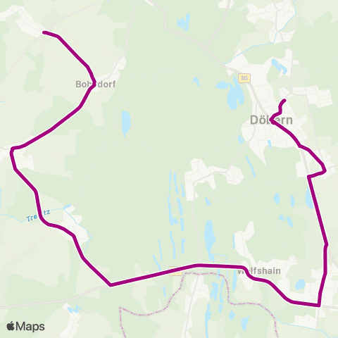 Spree-Neiße-Cottbusverkehr Abzweig Bohsdorf ↔︎ Deutsches Haus map