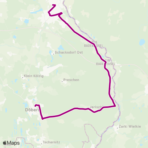 Spree-Neiße-Cottbusverkehr Deutsches Haus ↔︎ Busbahnhof map