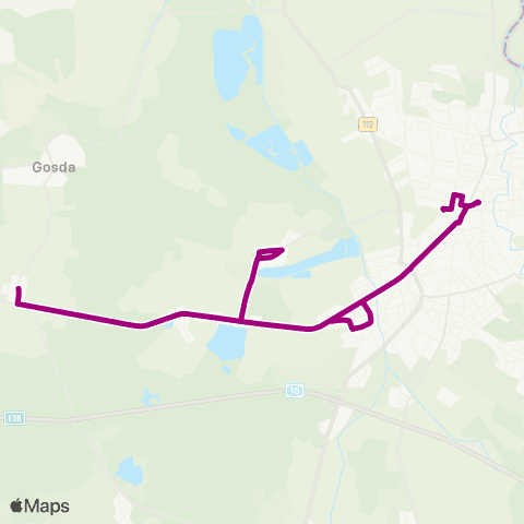 Spree-Neiße-Cottbusverkehr Dorf ↔︎ Busbahnhof map