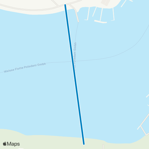 Verkehrsbetrieb Potsdam Hermannswerder ↔︎ Auf Dem Kiewitt map