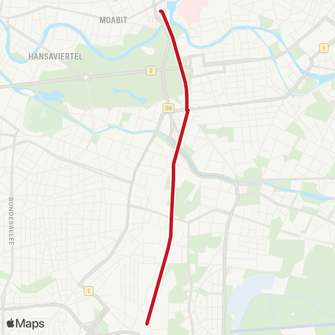 DB Regio 🅢 Südkreuz Bhf (Berlin) ↔︎ Rostock Hbf map