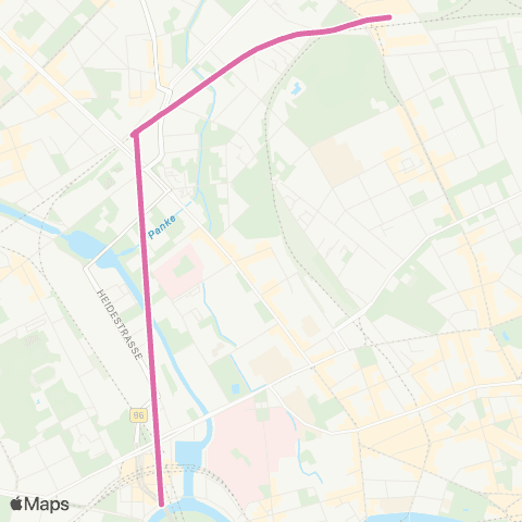 S-Bahn Berlin 🅢+🅤 Gesundbrunnen Bhf ↔︎ 🅢+🅤 Hbf map