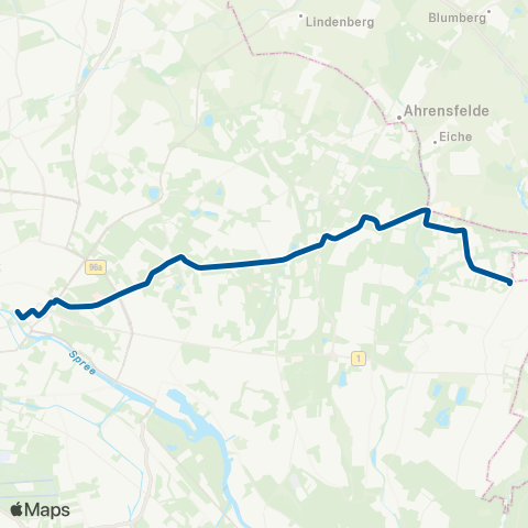 BVG 🅢 Hackescher Markt ↔︎ Riesaer Str. map