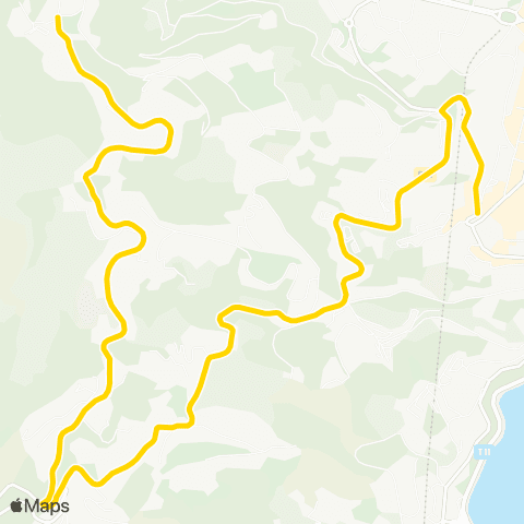 Via Bastia Palais de Justice - Cardo map