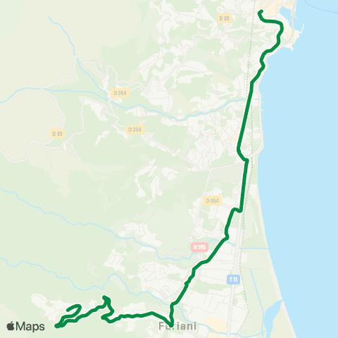 Via Bastia Furiani Village > Collèges de Bastia map