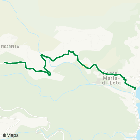 Via Bastia Figarella > Lycées de Montesoro map