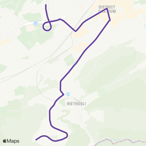 VBSG - Verkehrsbetriebe St.Gallen St. Gallen, Röteli - St. Gallen, Oberhofstetten map