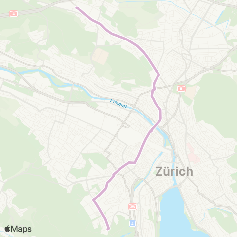 VBZ - Verkehrsbetriebe Zürich Zürich, Strassenverkehrsamt - Zürich, Holzerhurd map
